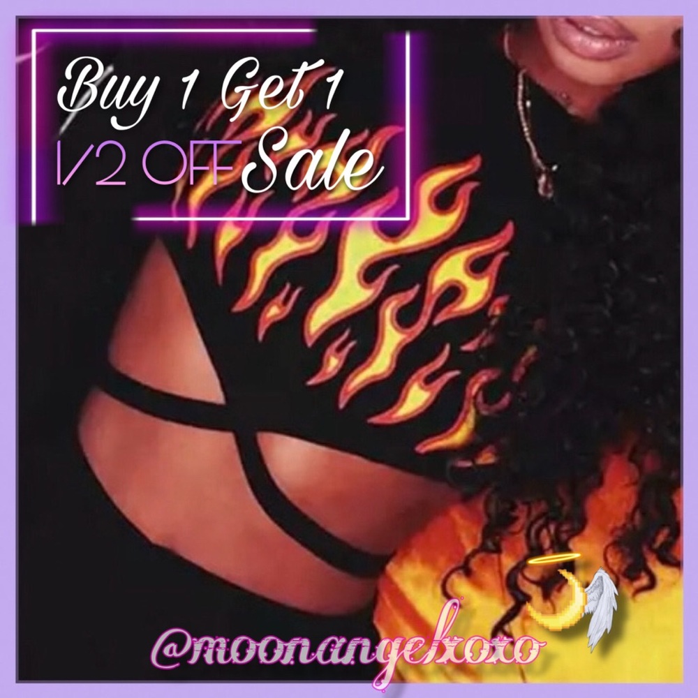 🔥Flame Wrap Crop Top🔥